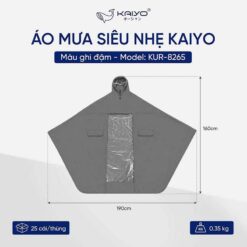 Áo mưa siêu nhẹ KAIYO