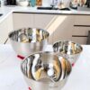 Bộ 3 âu trộn Michelangelo LIAM inox 304 cao cấp kèm nắp tiện lợi
