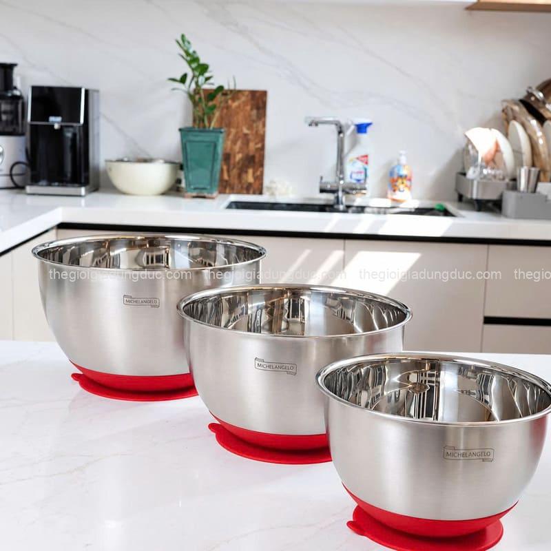 bo-3-au-tron-michelangelo-liam (6) Bộ 3 âu trộn Michelangelo LIAM inox 304 cao cấp kèm nắp tiện lợi