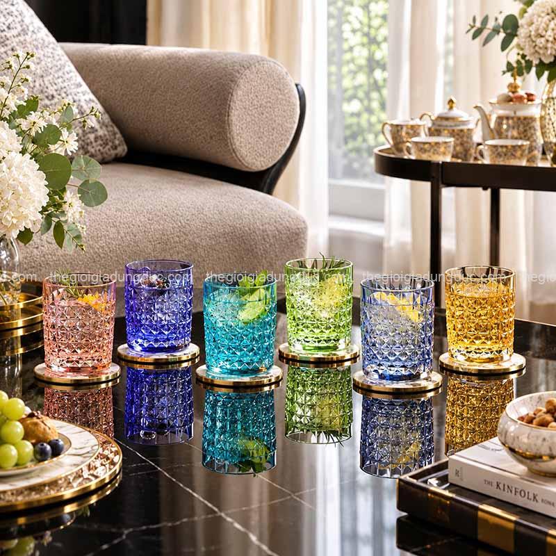 bo-6-coc-pha-le-mau-bohemia-diamond-230ml (3) Bộ 6 cốc pha lê màu Bohemia Diamond 230ml