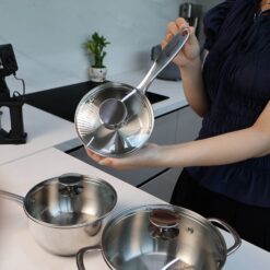Bộ nồi quánh inox Michelangelo 3 món