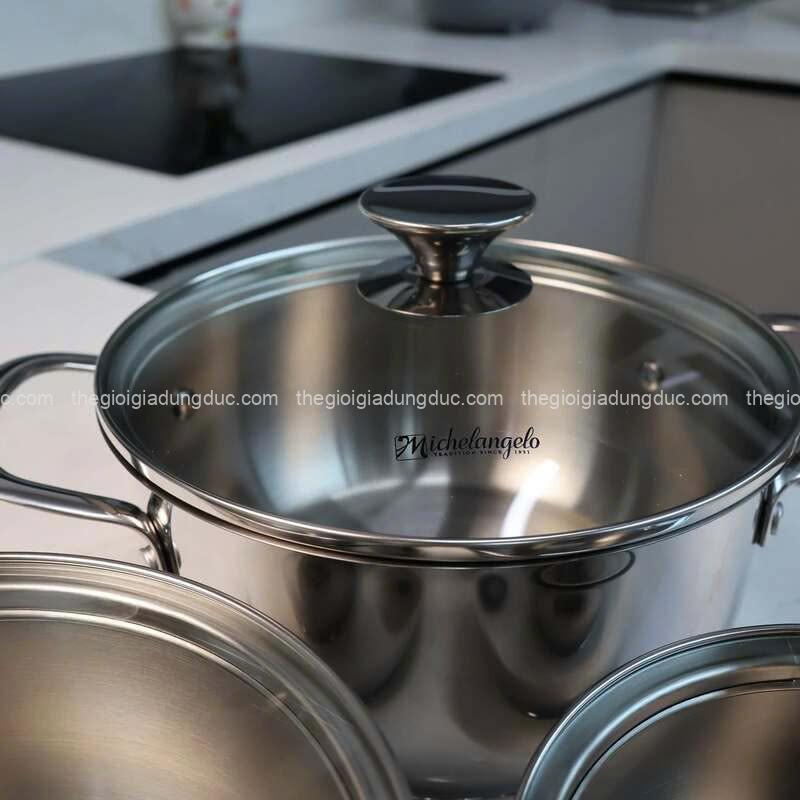 bo-noi-quanh-inox-michelangelo-3-mon (13) Bộ nồi quánh inox Michelangelo 3 món