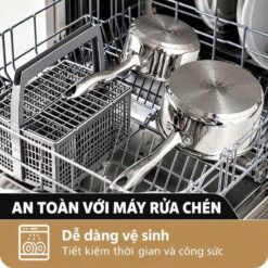 Bộ nồi quánh inox Michelangelo 3 món