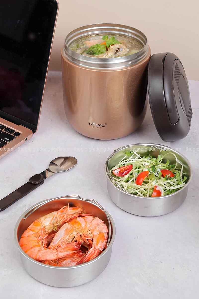 cap-long-giu-nhiet-3-ngan-kaiyo-1-3l (4) Cặp lồng giữ nhiệt 3 ngăn Kaiyo 1.3L