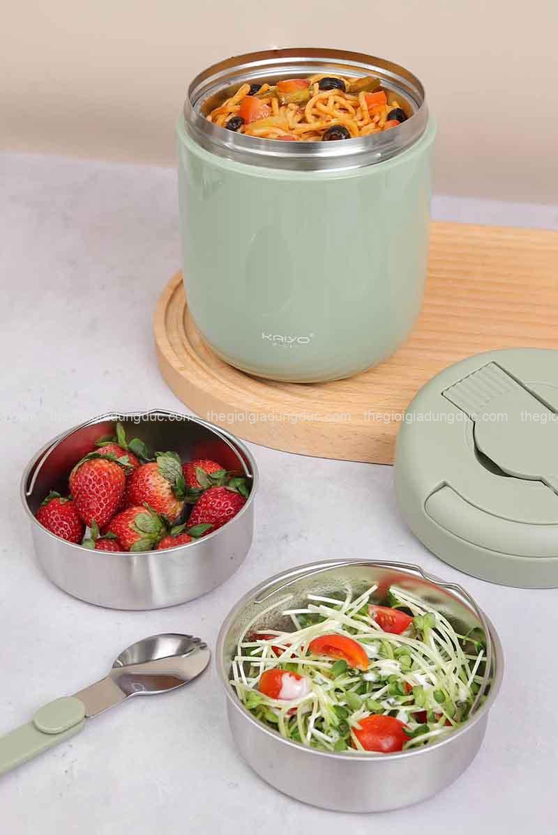 cap-long-giu-nhiet-3-ngan-kaiyo-1-3l (5) Cặp lồng giữ nhiệt 3 ngăn Kaiyo 1.3L