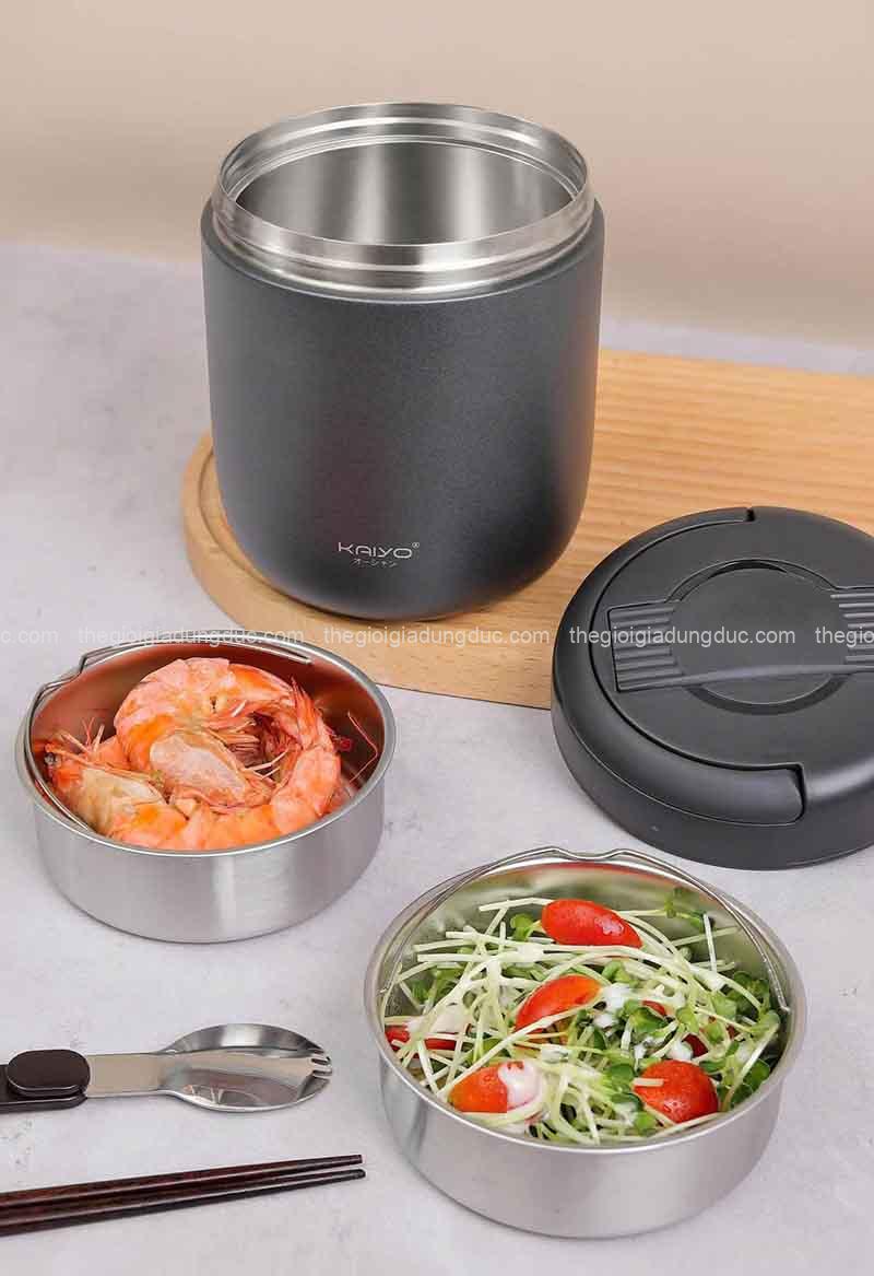 cap-long-giu-nhiet-3-ngan-kaiyo-1-3l (9) Cặp lồng giữ nhiệt 3 ngăn Kaiyo 1.3L