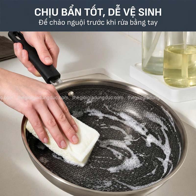chao-chien-inox-chong-dinh-lien-khoi-tefal-power-van-thep (11) Chảo chiên inox chống dính liền khối Tefal Power vân thép