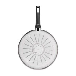 Chảo chiên inox chống dính liền khối Tefal Power vân thép
