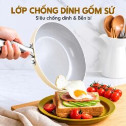 Chảo chống dính Michelangelo có nắp 20cm/28cm