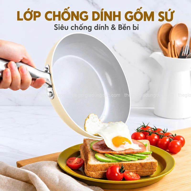 chao-chong-dinh-michelangelo-co-nap (3) Chảo chống dính Michelangelo có nắp 20cm/28cm