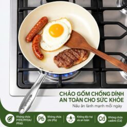 Chảo chống dính Michelangelo có nắp 20cm/28cm