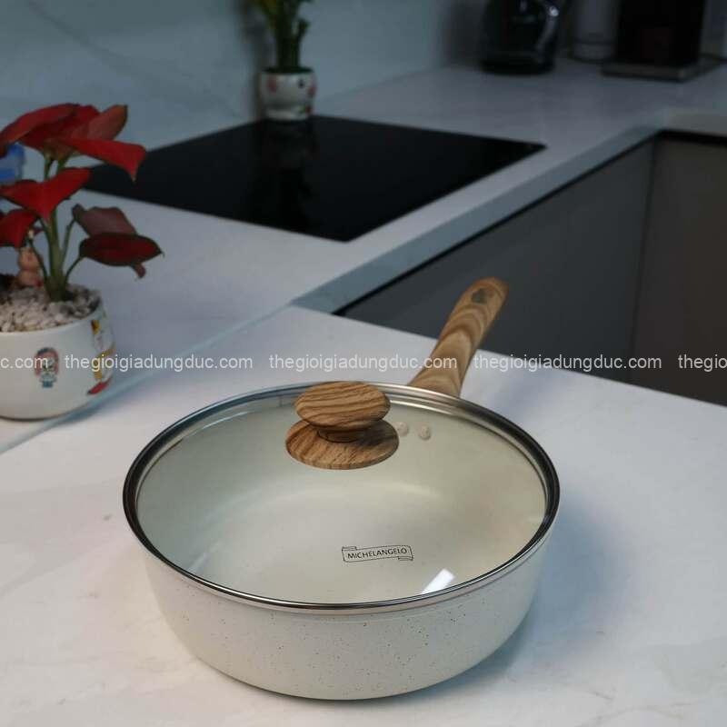 Chảo sâu lòng chống dính Michelangelo 24cm