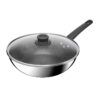 Chảo xào inox chống dính liền khối Tefal Power E3411655 28cm có nắp