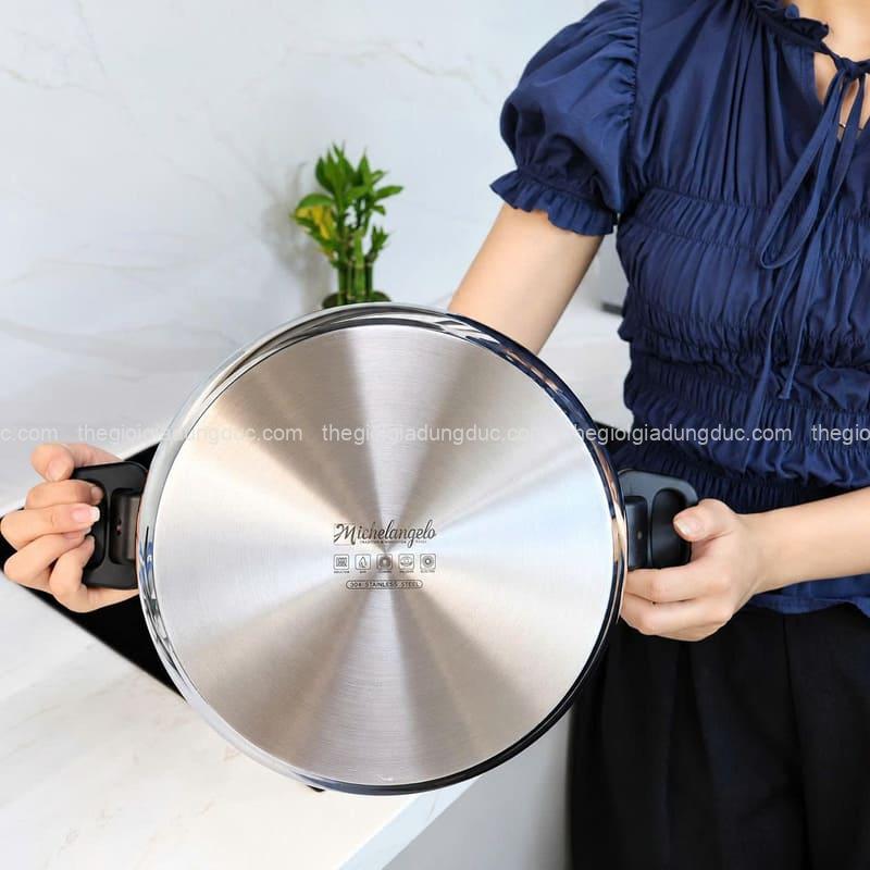 noi-inox-michelangelo (11) Nồi inox Michelangelo 24cm/26cm