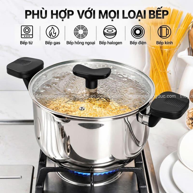 noi-inox-michelangelo (6) Nồi inox Michelangelo 24cm/26cm