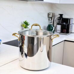 Nồi luộc gà Michelangelo 28cm và 30cm quai vàng