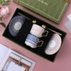 Set 2 cốc trà chiều kèm thìa và đĩa lót
