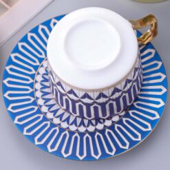 Set 2 cốc trà chiều kèm thìa và đĩa lót