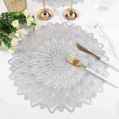Set 6 tấm lót bàn EVEVDA hình cánh hoa