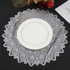Set 6 tấm lót bàn EVEVDA hình cánh hoa