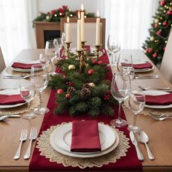 Set 6 tấm lót bàn EVEVDA hình cánh hoa
