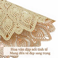 Set 6 tấm lót bàn EVEVDA hình cánh hoa