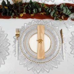 Set 6 tấm lót bàn EVEVDA hình cánh hoa