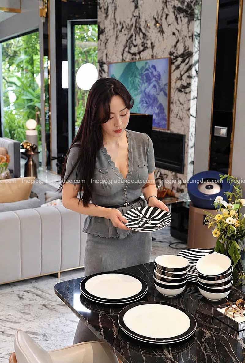 set-bat-dia-mikasa-luxe-deco-12-mon (10) Set bát đĩa Mikasa Luxe Deco 12 món
