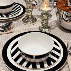 Set bát đĩa Mikasa Luxe Deco 12 món