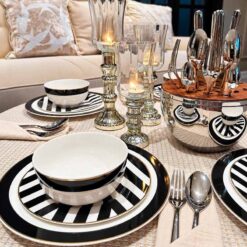 Set bát đĩa Mikasa Luxe Deco 12 món