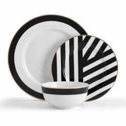Set bát đĩa Mikasa Luxe Deco 12 món