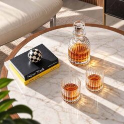Set pha lê 1 bình 2 cốc chồng nhau whisky Bohemia Bar Selection Deluxe