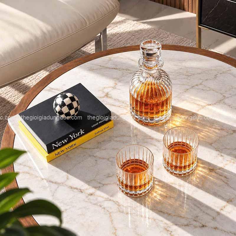 set-pha-le-1-binh-2-coc-whisky-bohemia-bar-selection-deluxe (10) Set pha lê 1 bình 2 cốc chồng nhau whisky Bohemia Bar Selection Deluxe