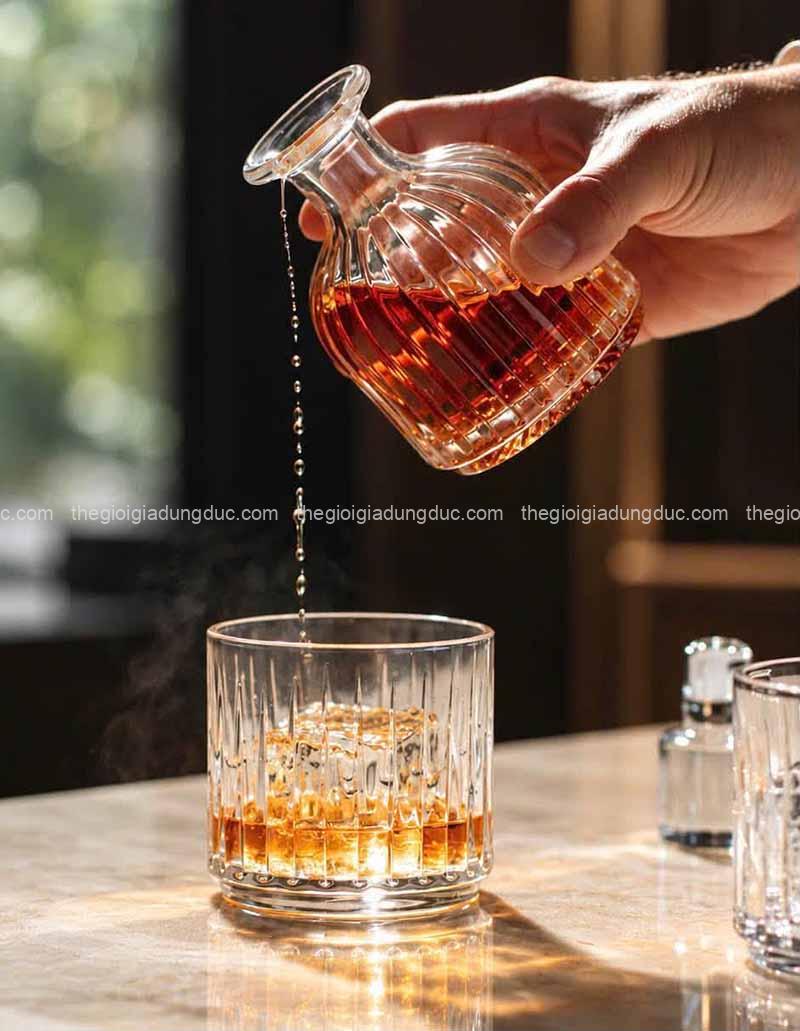 set-pha-le-1-binh-2-coc-whisky-bohemia-bar-selection-deluxe (9) Set pha lê 1 bình 2 cốc chồng nhau whisky Bohemia Bar Selection Deluxe